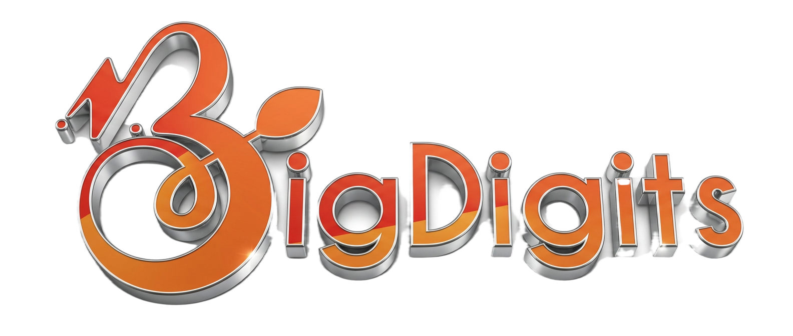 BIGDIGITS — premium digital marketing agency logo